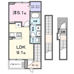 シエレトワールの物件間取画像